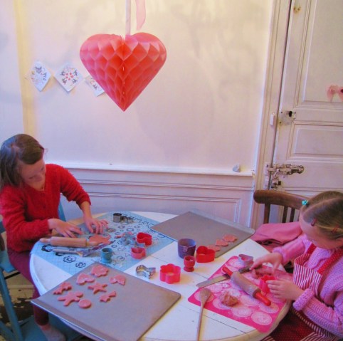 Valentine's Cookie Making - Handwork Homeschool